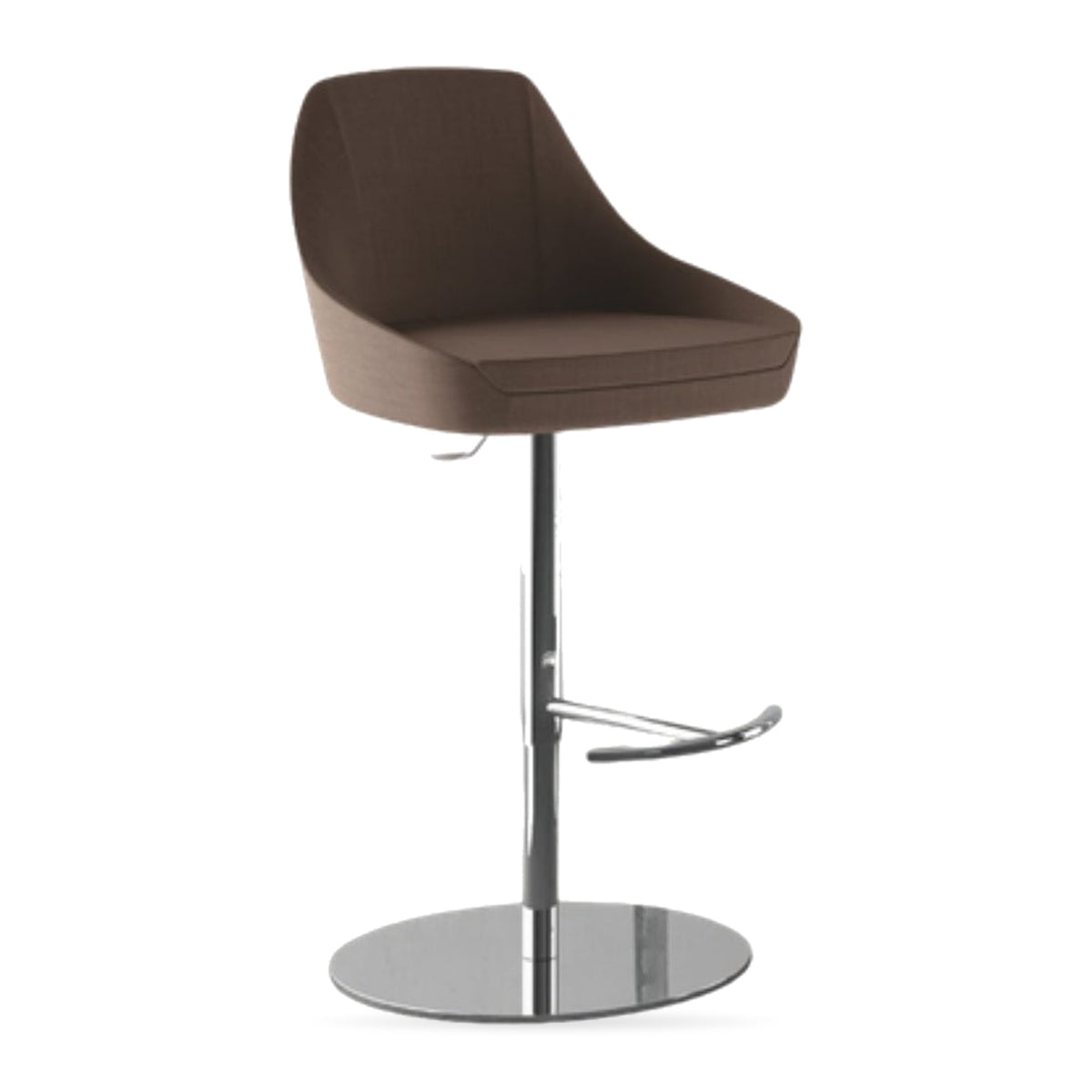 Bar Stool Traiano – Front View on White