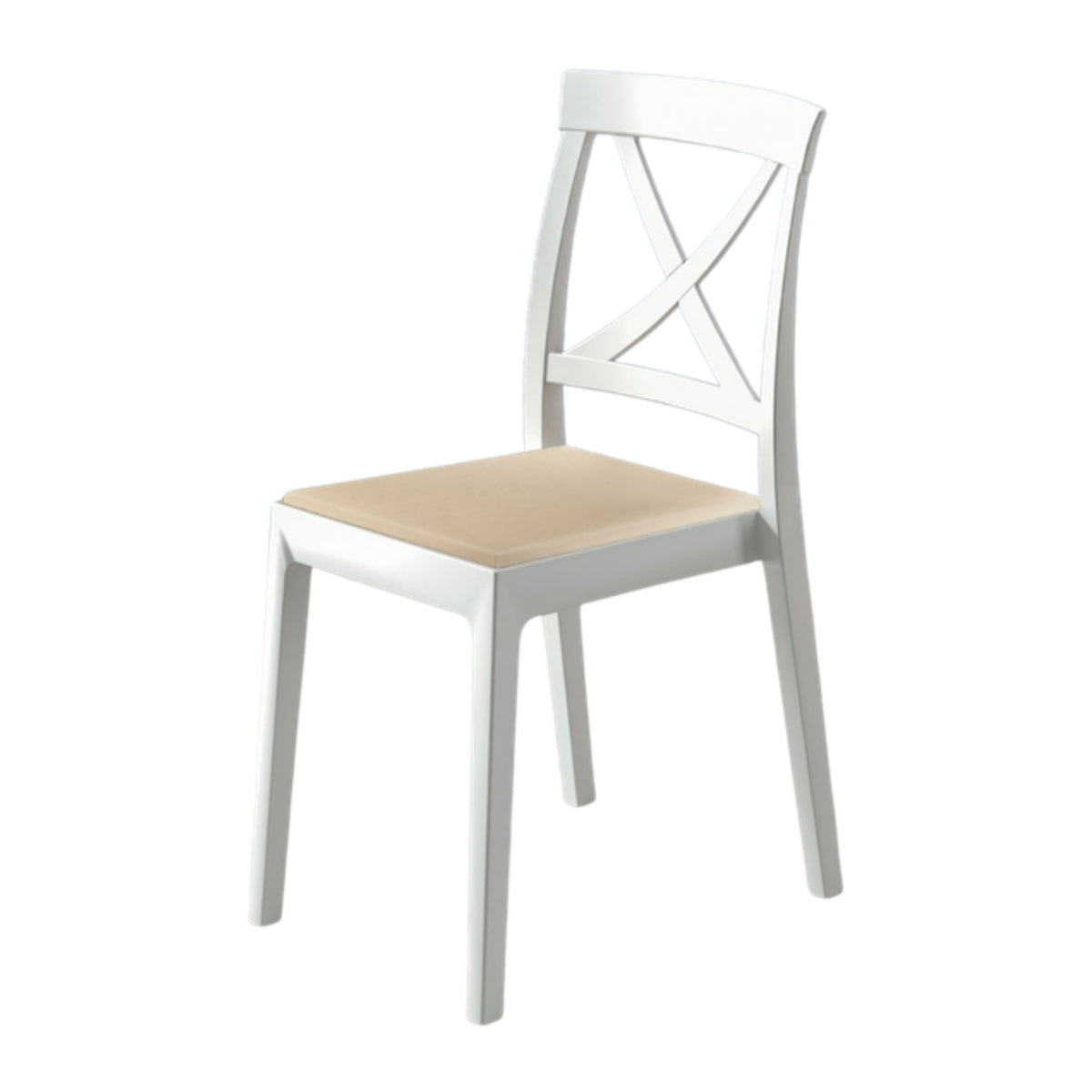 Dining Chair Scoglio – Front View on White