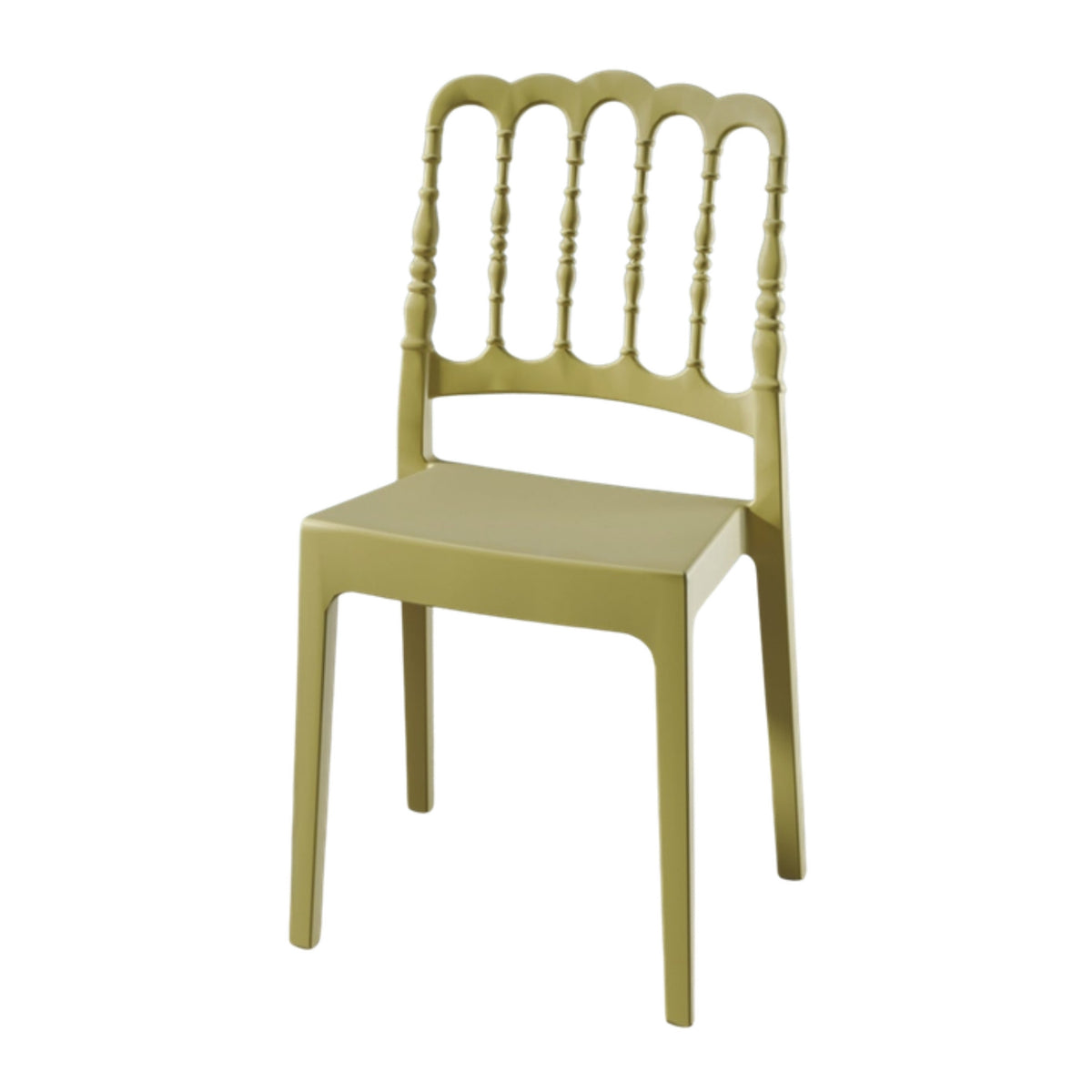 Dining Chair Montefreddo – Front View on White