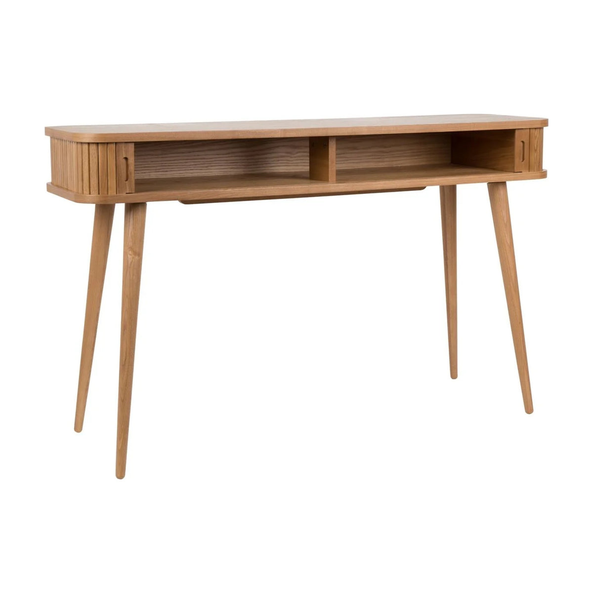 Console Table Barbier Natural Domestica – Back Three Quarter View on White