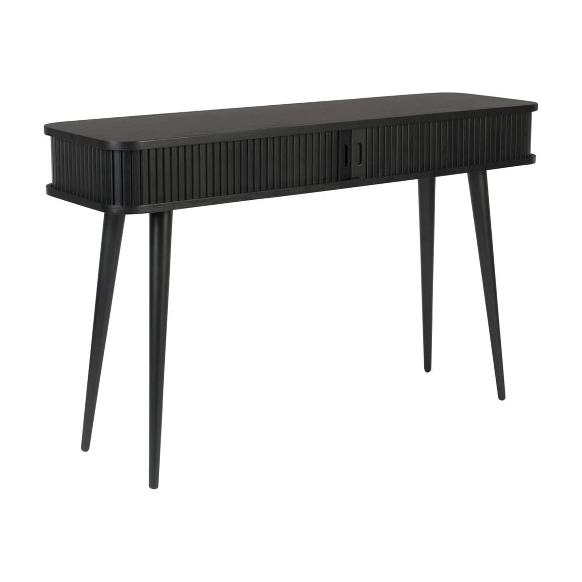 Console Table Barbier Black Domestica – Three Quarter View on White