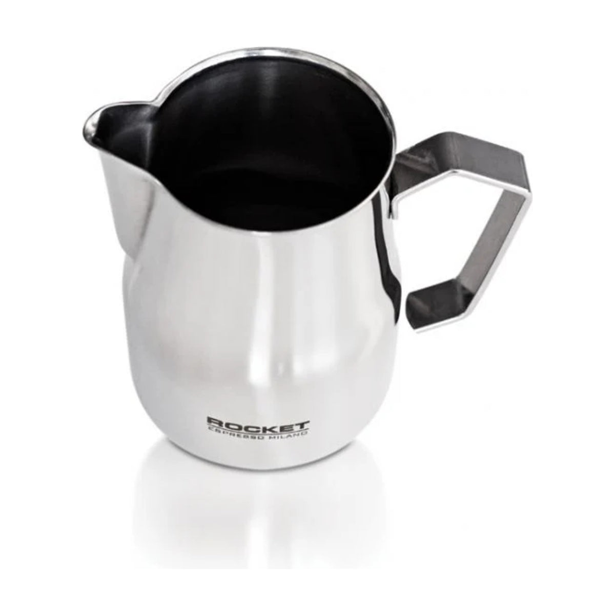 Milk Pitcher 50cl Rocket Espresso Domestica – Stainless Steel (Default Finish) – Three Quarter View on White
