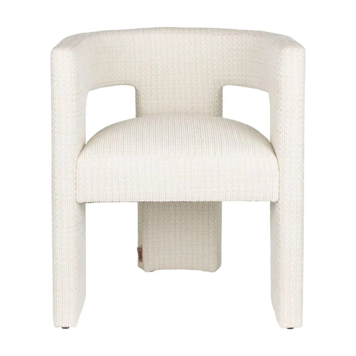 Dining Chair Medina Off White Domestica – Front View on White