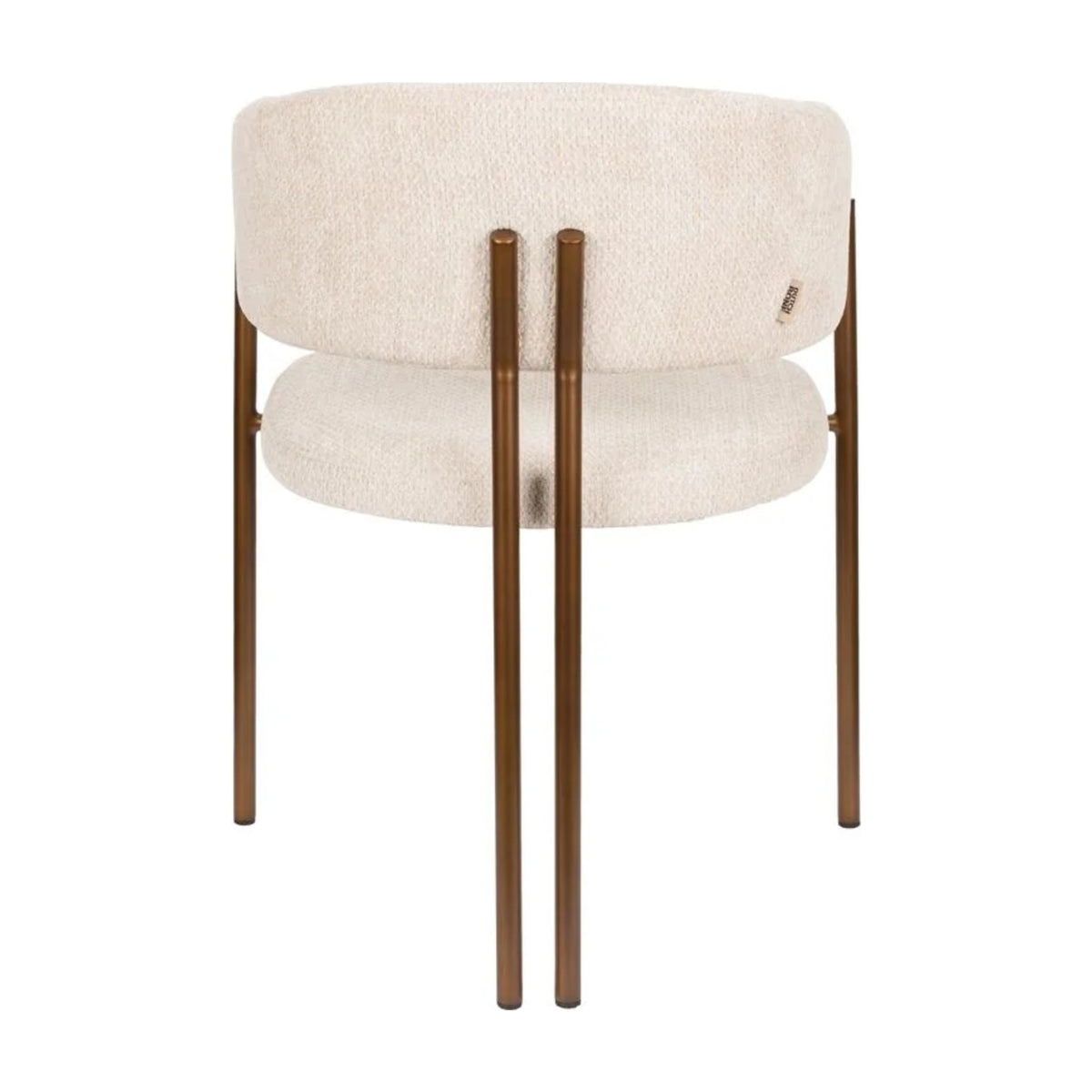 Dining Chair Naida Beige Domestica – Back View
