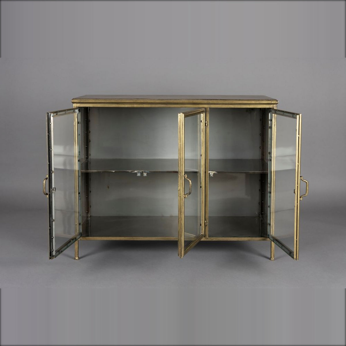 Sideboard Gertlush Gold Domestica – Front View with Doors Open