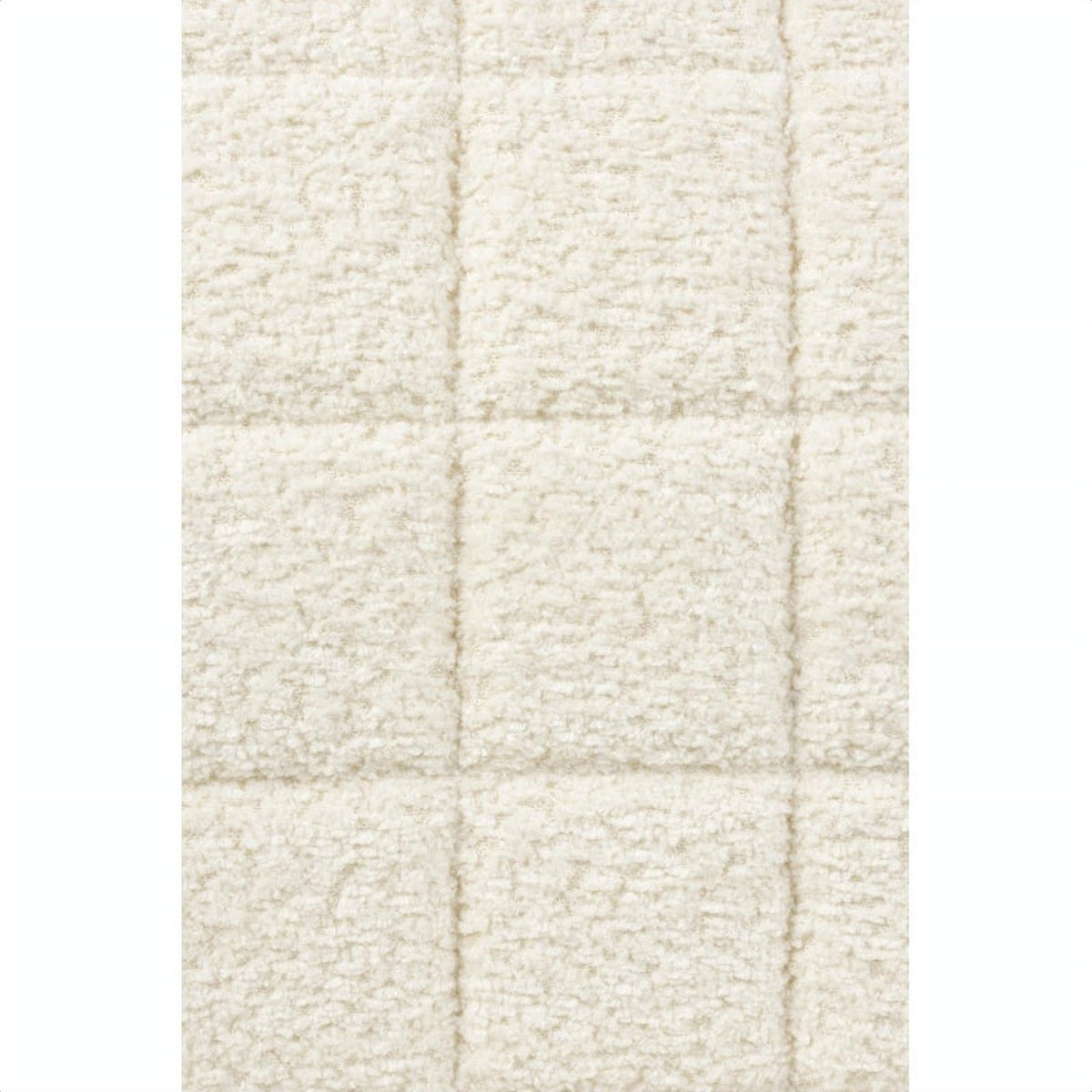 Dining Chair OMG Soft White Domestica – Quilted Bouclé Fabric Detail
