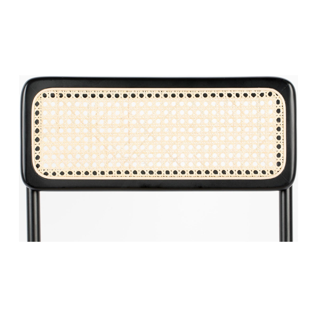 Dining Chair Jort Natural Black Domestica – Rattan Backrest Close-up