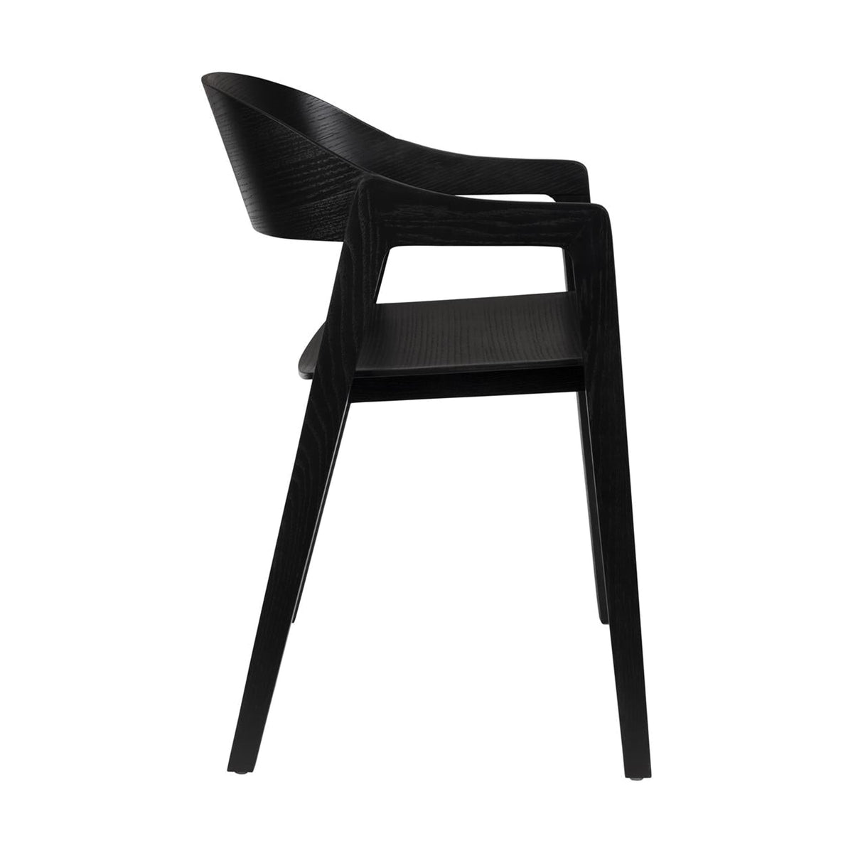 Dining Chair Westlake Black Domestica – Side View on White