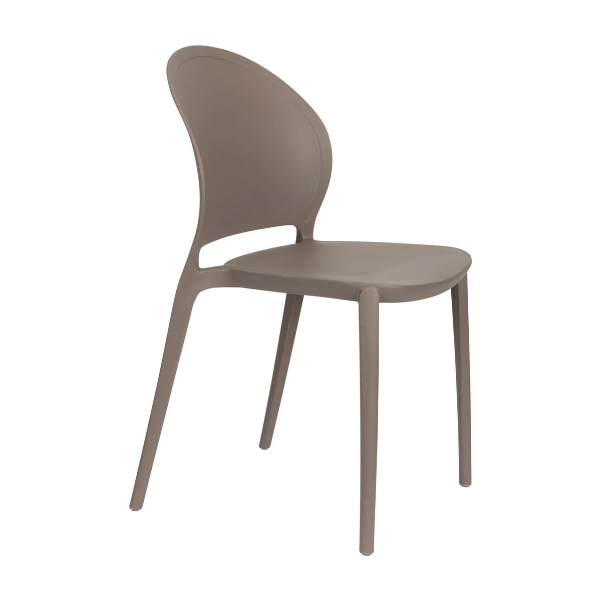 Outdoor Chair Sjoerd Grey Domestica – Three Quarter View on White