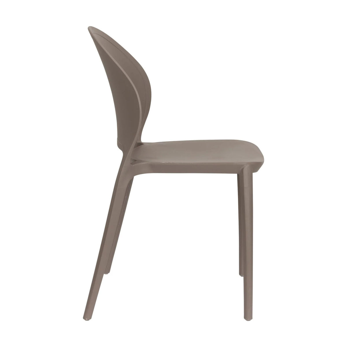 Outdoor Chair Sjoerd Grey Domestica – Side View on White