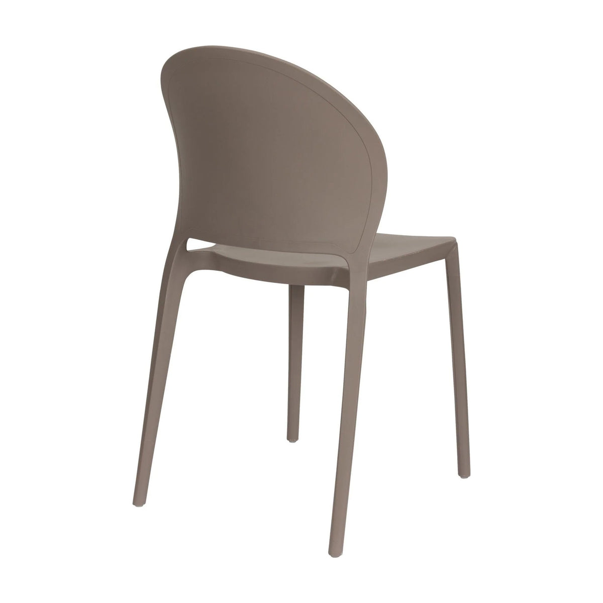 Outdoor Chair Sjoerd Grey Domestica – Back Three Quarter View on White