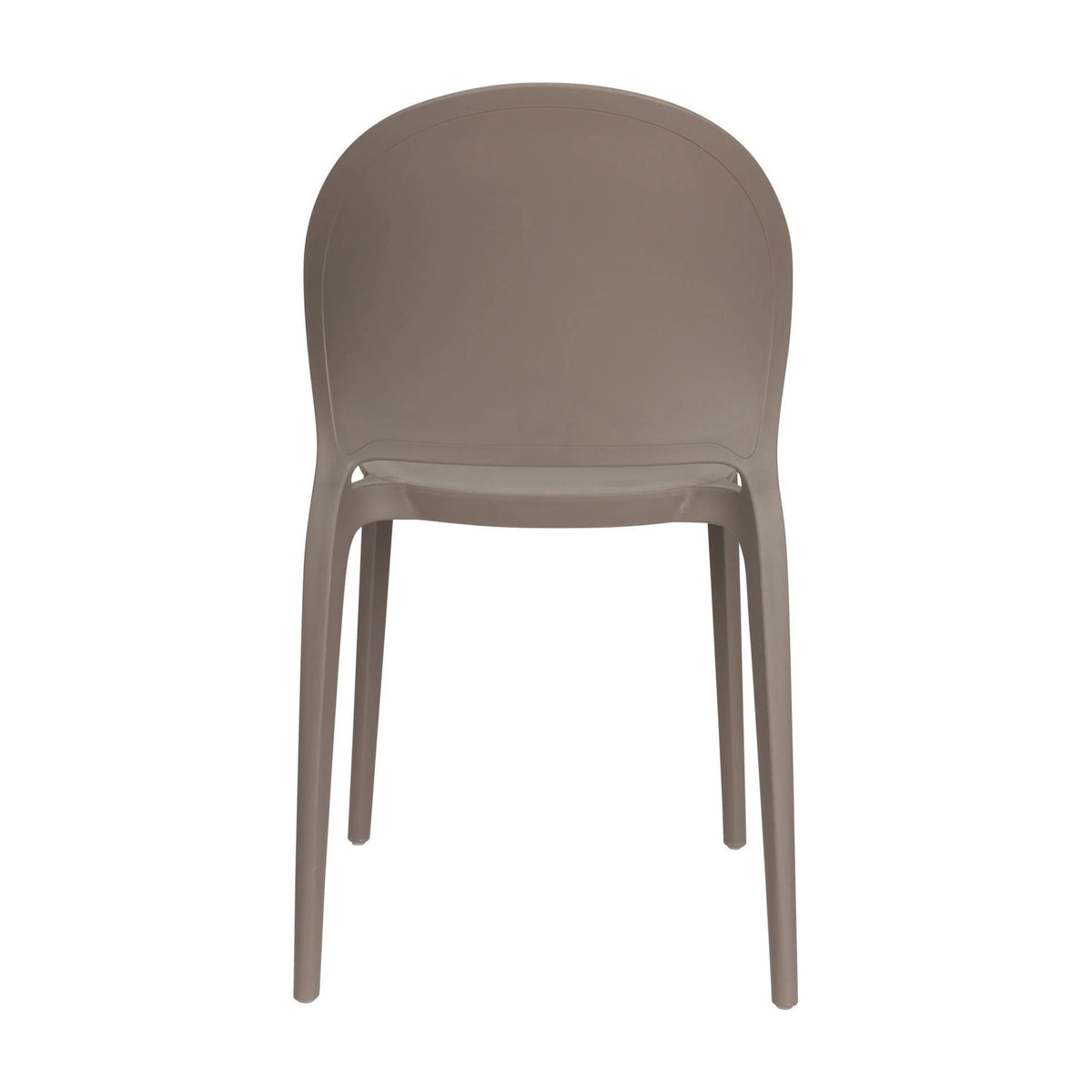 Outdoor Chair Sjoerd Grey Domestica – Back View on White