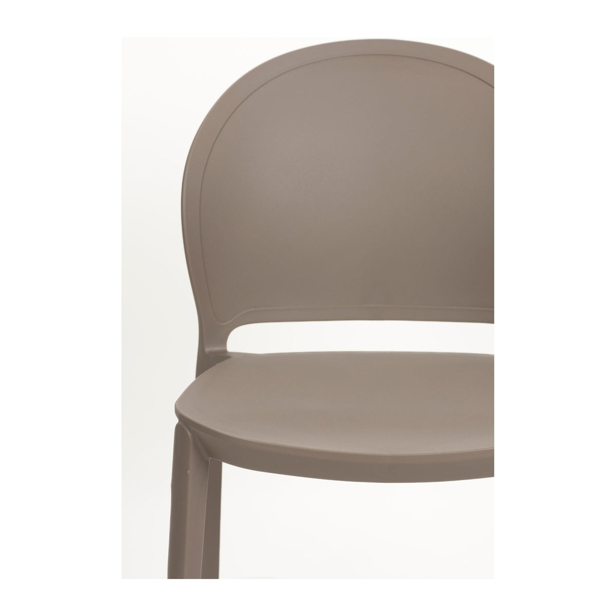 Outdoor Chair Sjoerd Grey Domestica – Perforated Backrest Close-up