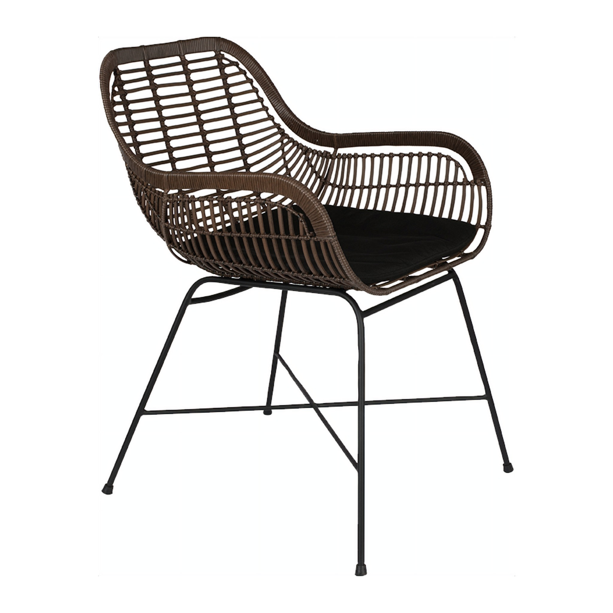 Outdoor Armchair Cantik Grey Domestica – Three Quarter View