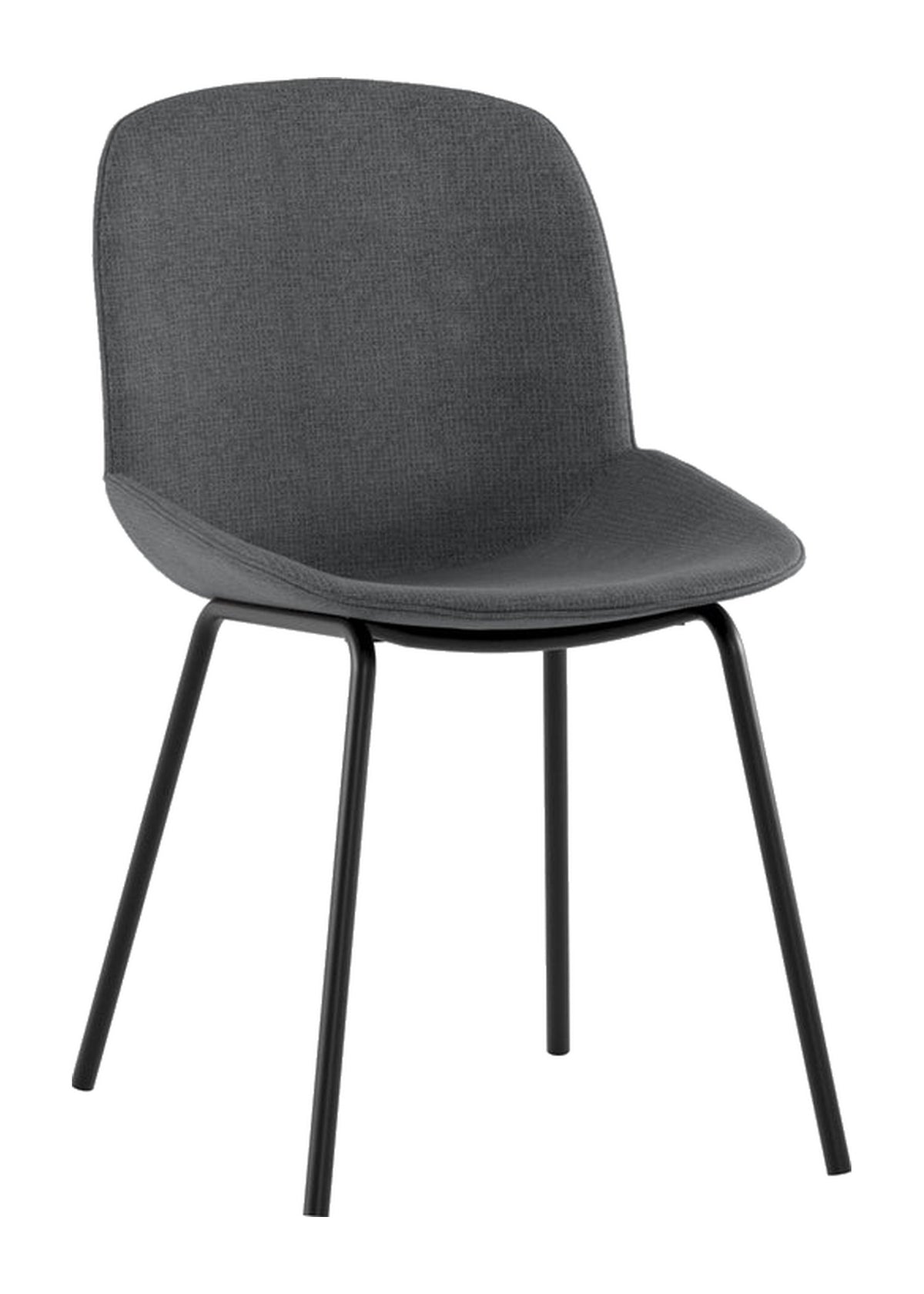 Dining Chair Eva Upholstered Domestica – Front View on White