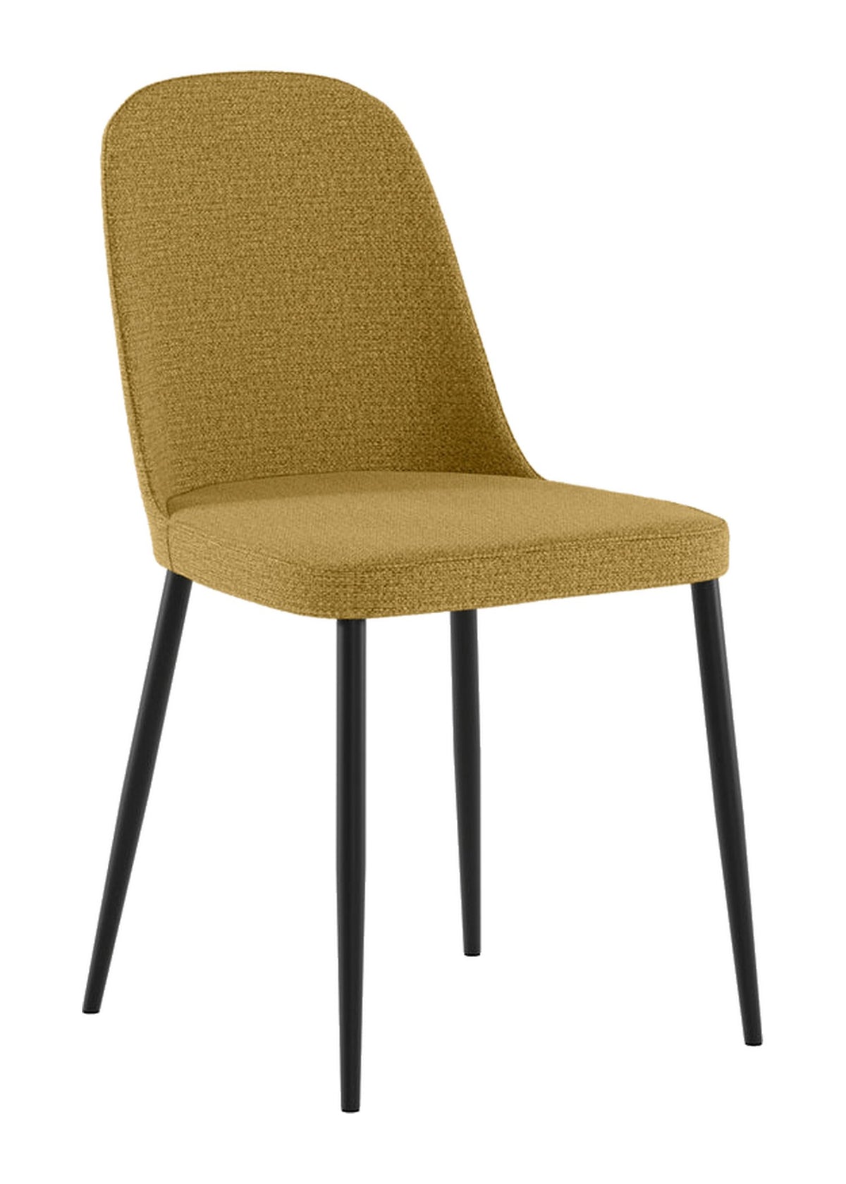 Dining Chair Tamara Fabric Domestica – Front View on White