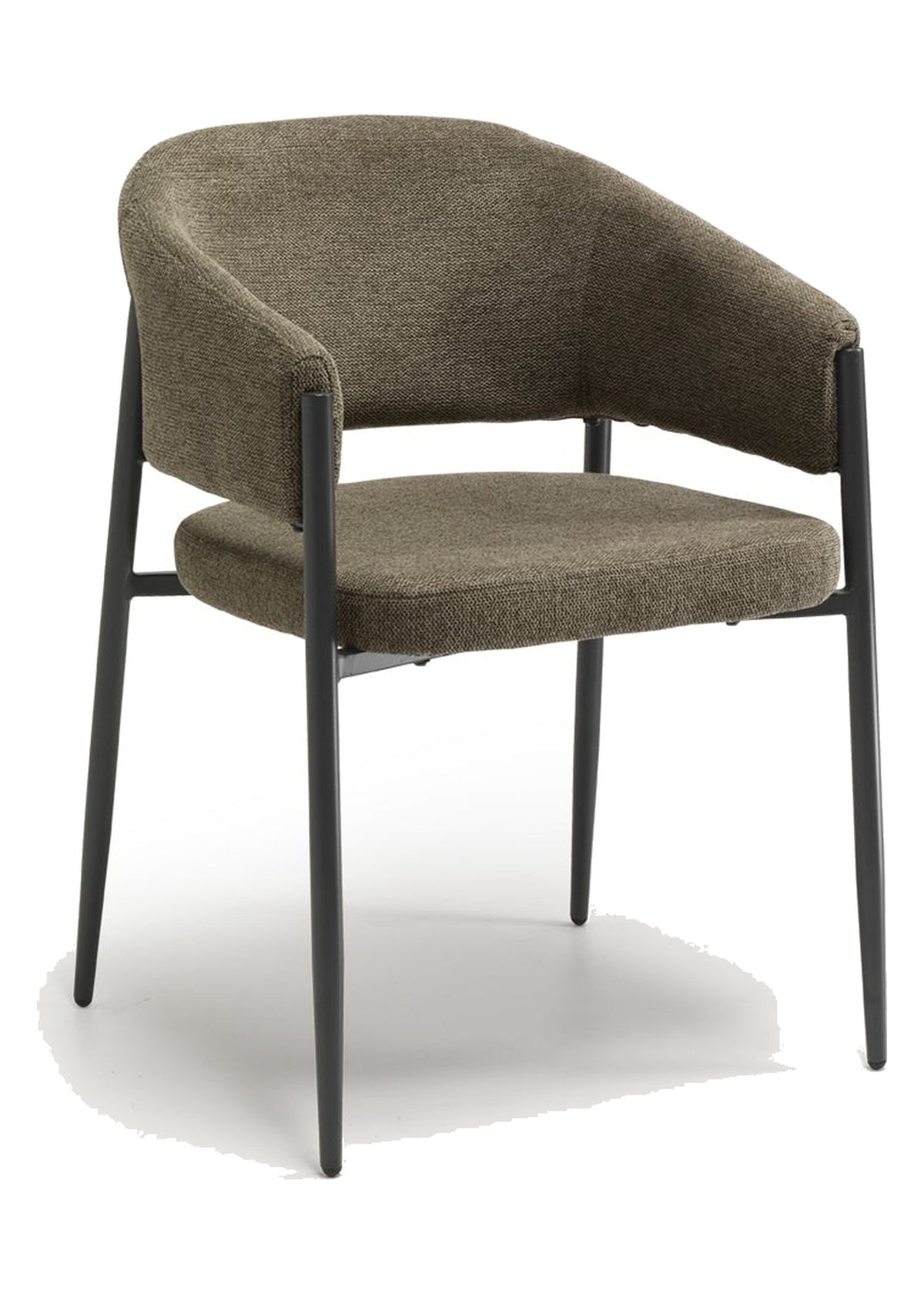Dining Chair Maya with Armrests Domestica – Front View on White