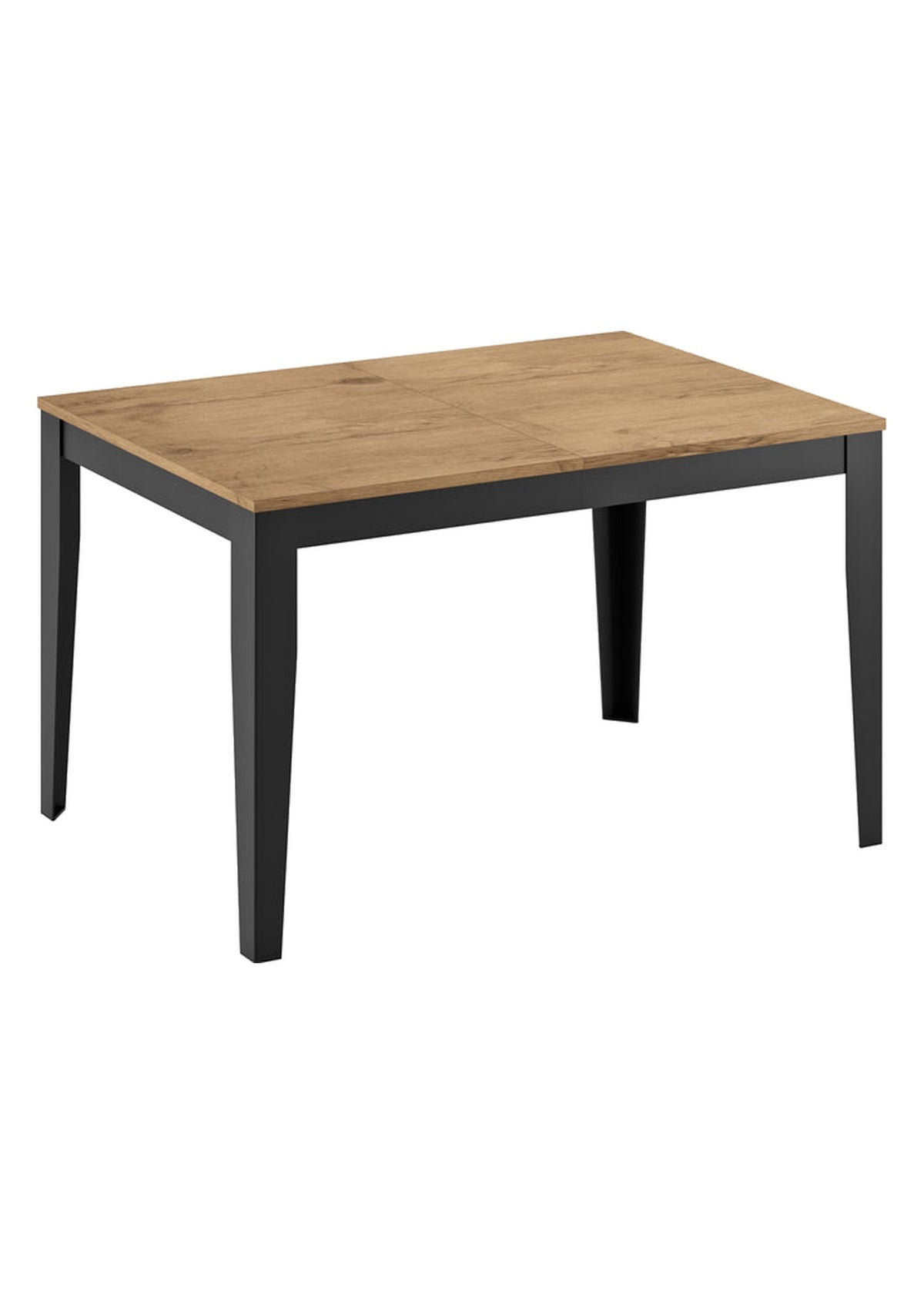 Extendable Dining Table Big 130-290 cm Domestica – Front View on White