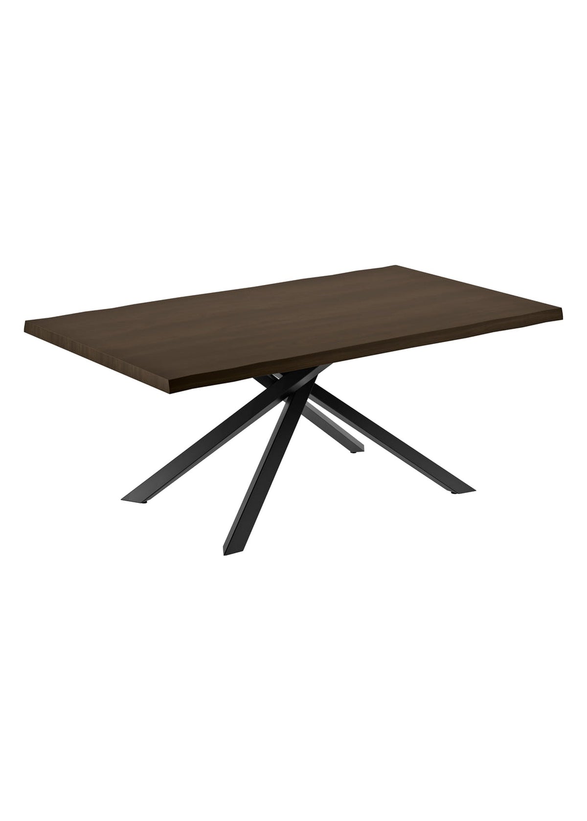 Extendable Dining Table Spike 200-300 cm Oak Domestica – Front View on White