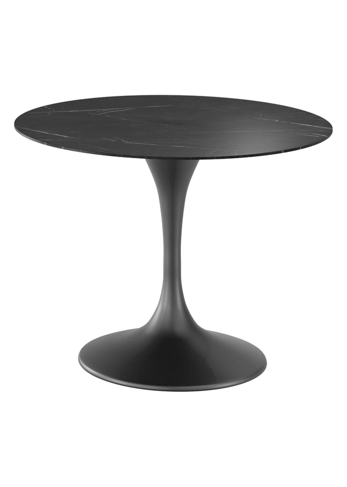 Dining Table Side 100 cm Ceramic Domestica – Front View on White