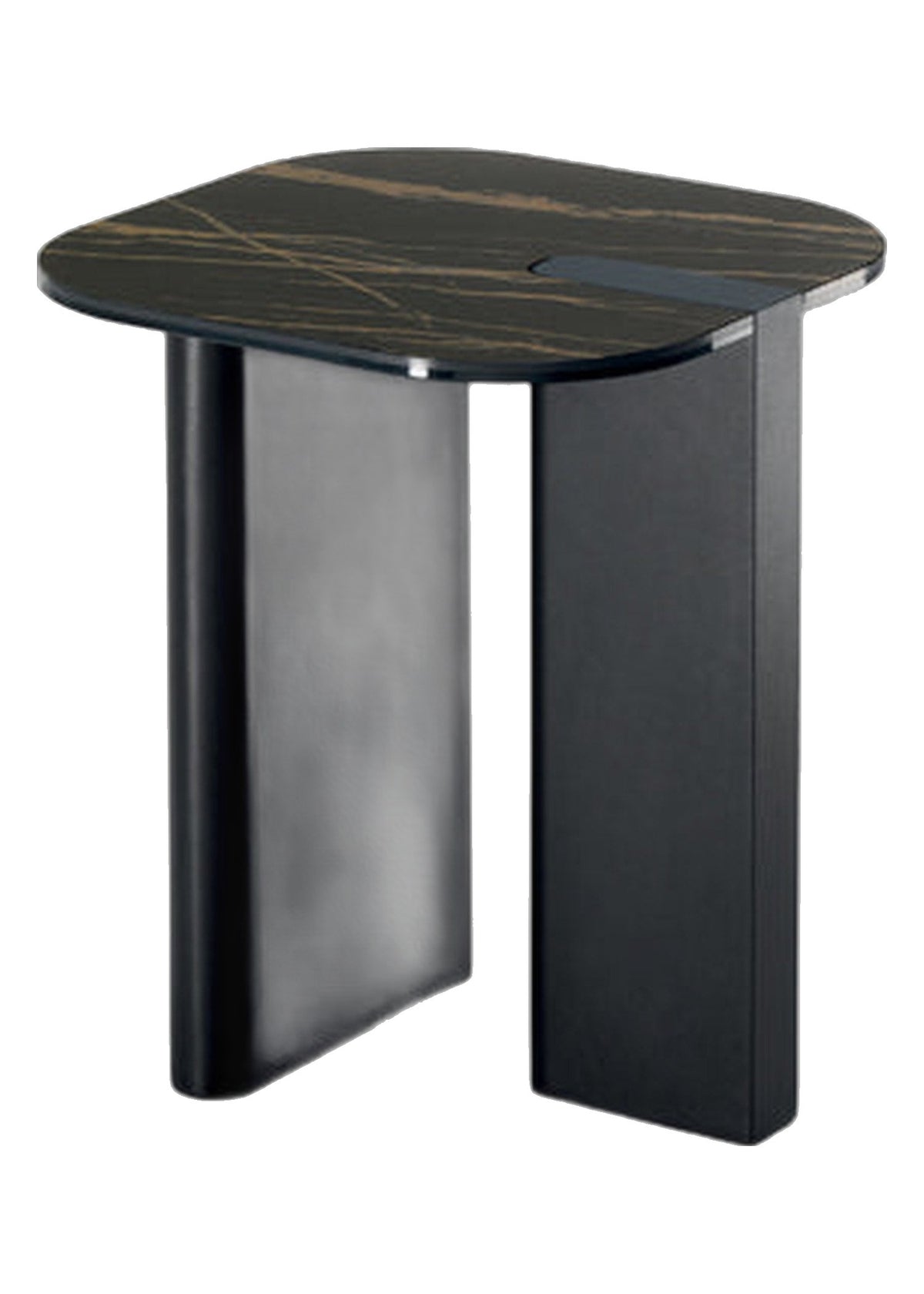 Side Table Key 40 cm Ceramic Domestica – Front View on White