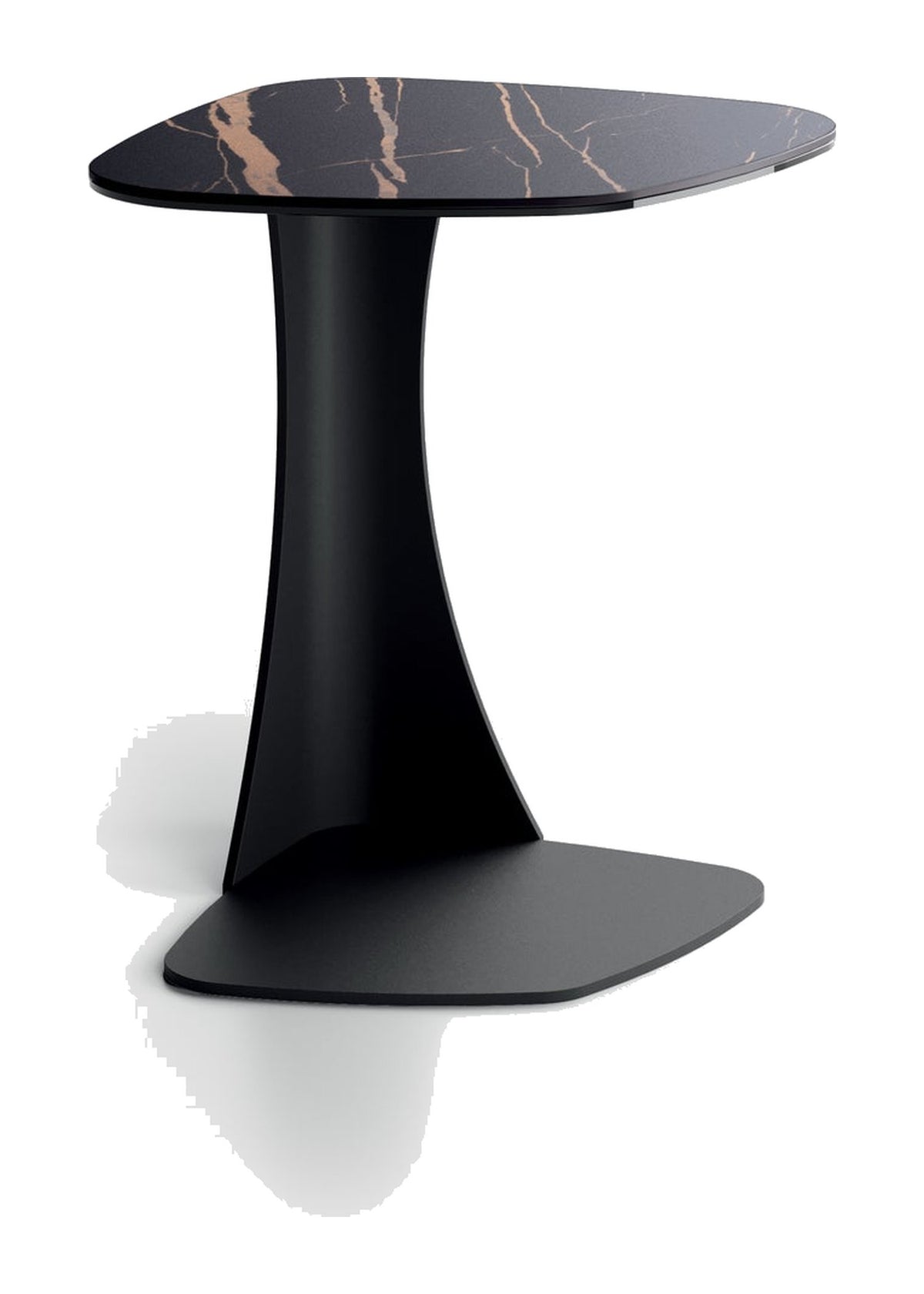 Side Table Menhir 45 cm Ceramic Domestica – Front View on White