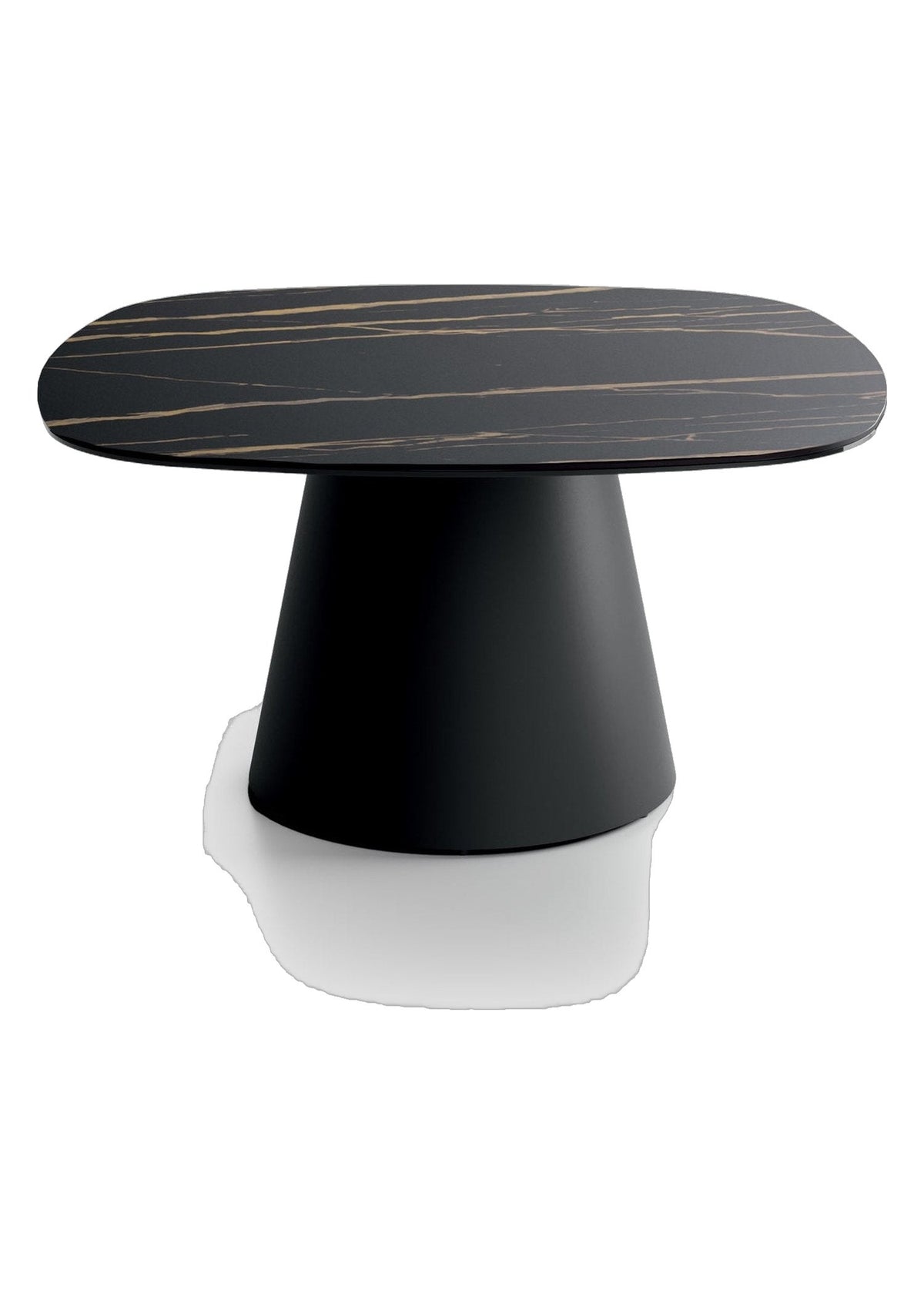 Coffee Table Pillar Big 90 cm Ceramic Domestica – Front View on White