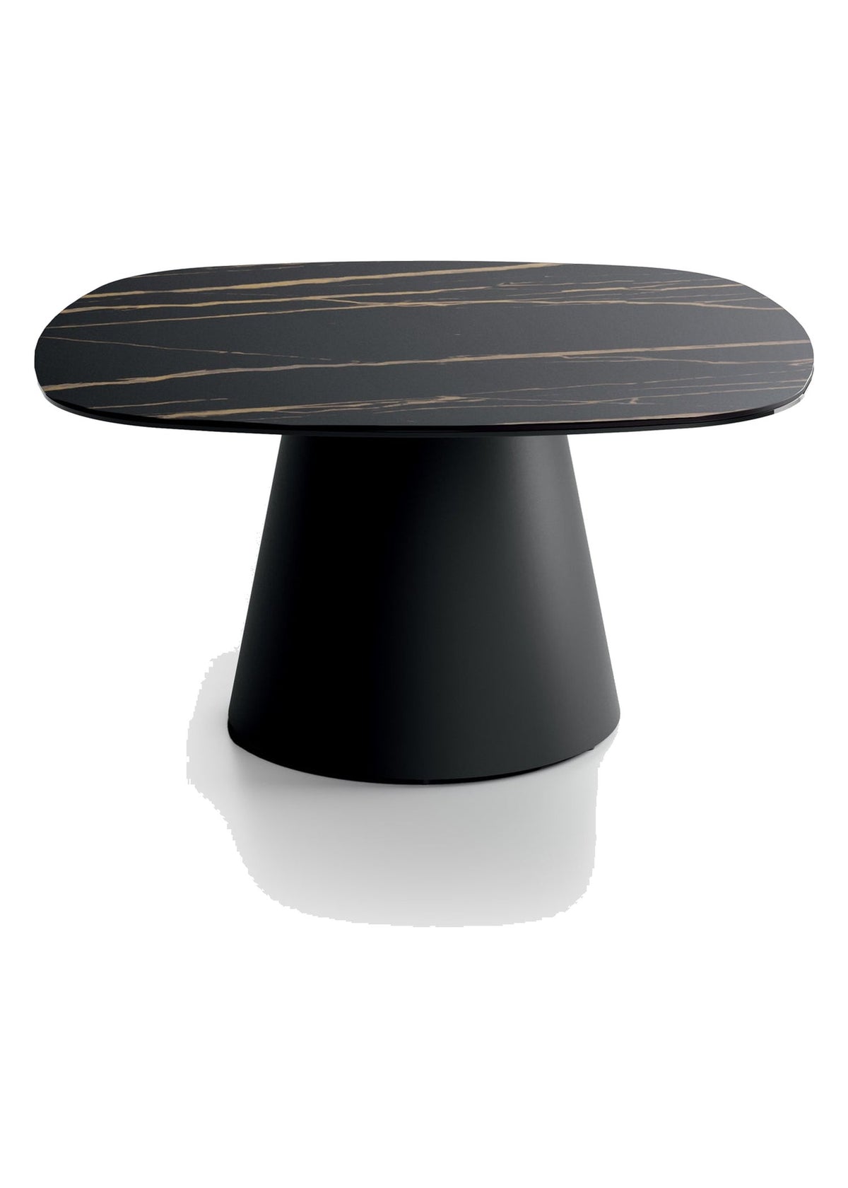 Coffee Table Pillar Big 90 cm Ceramic Domestica – Front View on White