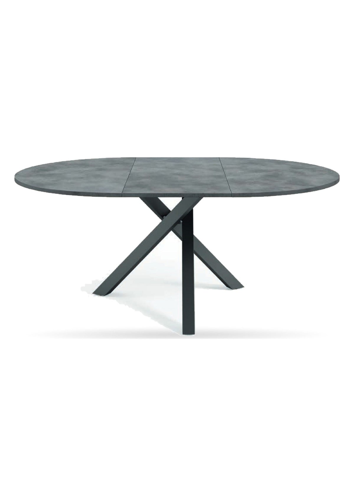 Round Dining Table Kronos Domestica – Front View on White