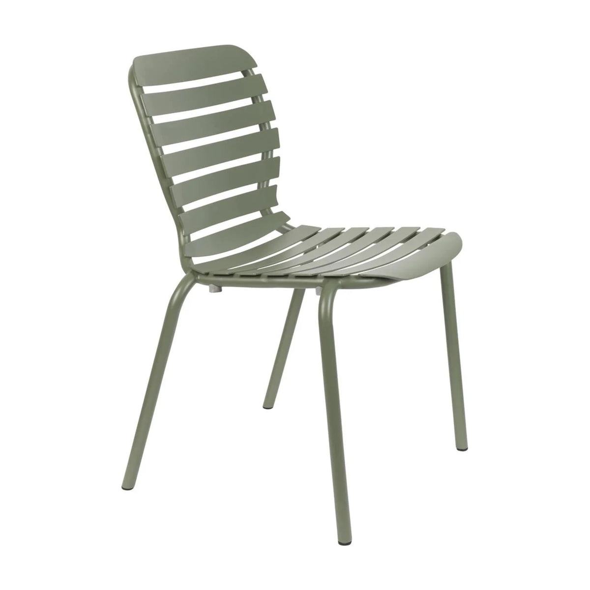 Garden Chair Vondel Green Domestica – Three Quarter View on White