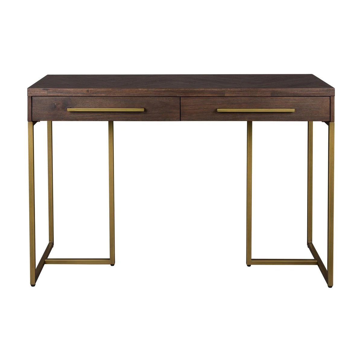Console Table Class Brown Domestica – Front View on White