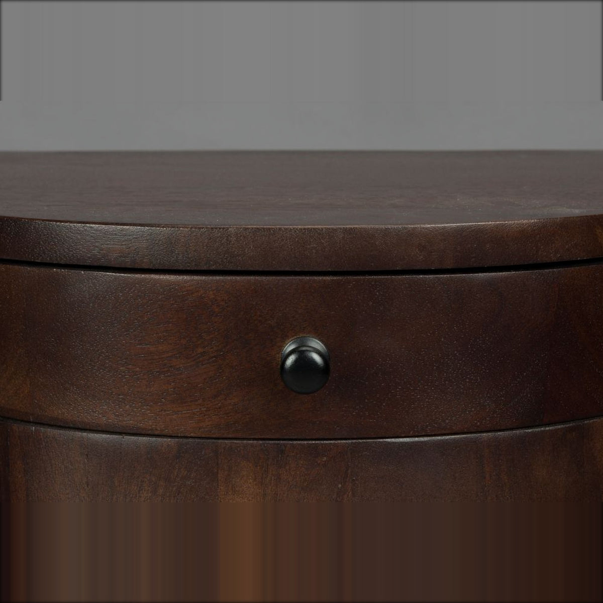Side Table Belvedere Walnut Domestica – Drawer Front Close-up