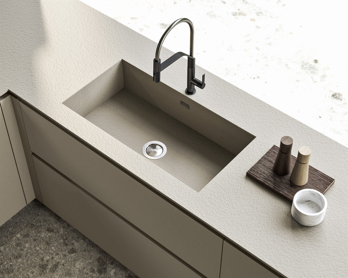 Pedini Arkè integrated sink detail