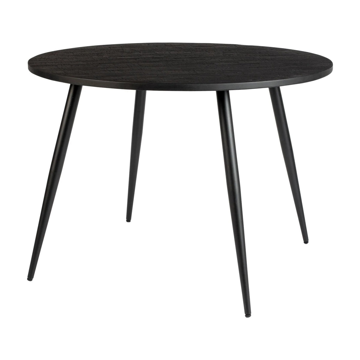 Dining Table Mo 110 Black Domestica – Front View on White