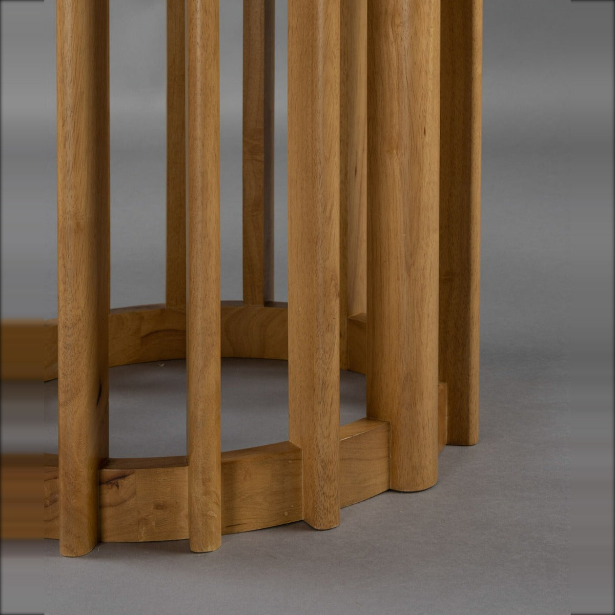 Dining Table Barlet 120 Oak Domestica – Slatted Base Close-up