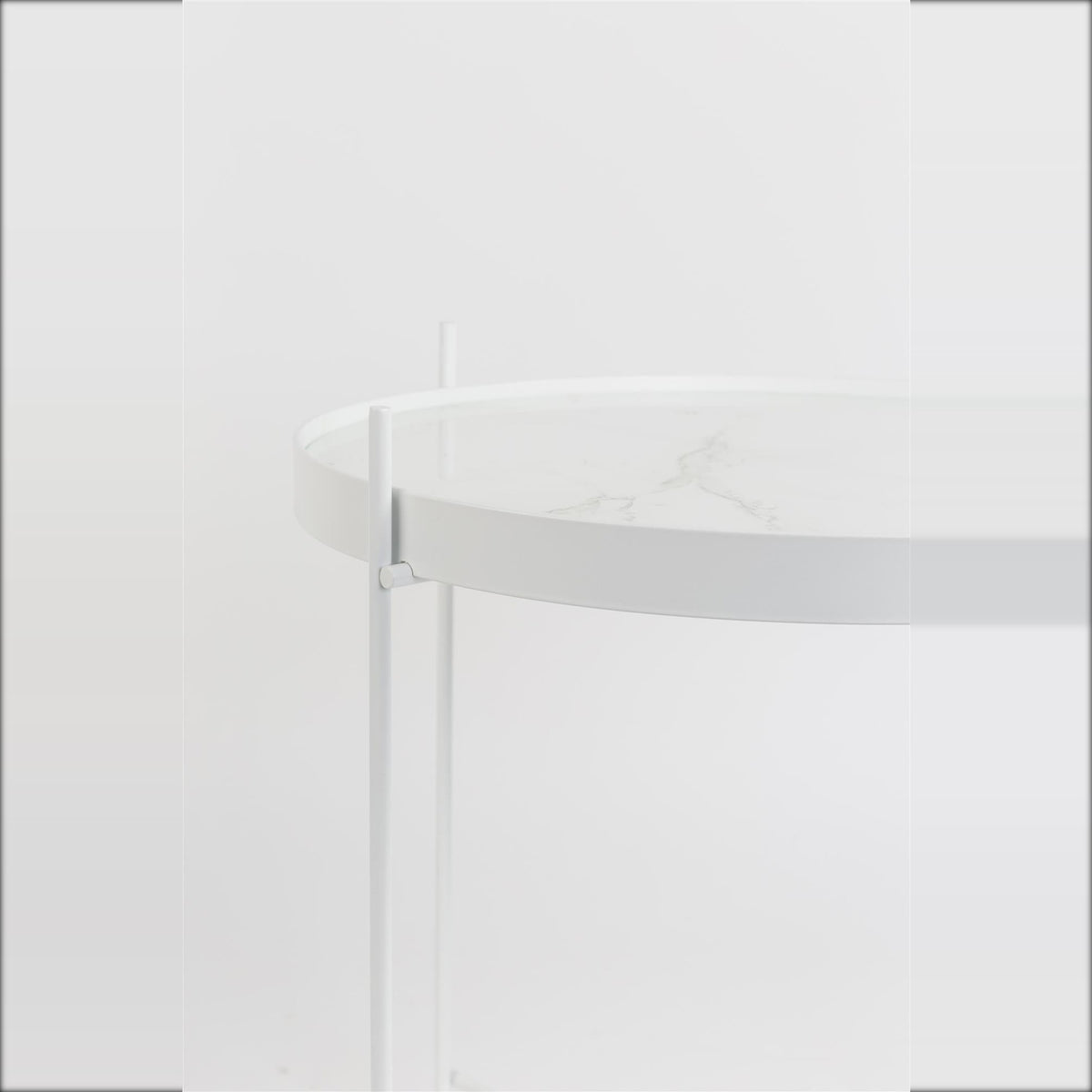 Side Table Cupid Marble White Domestica – Frame Detail