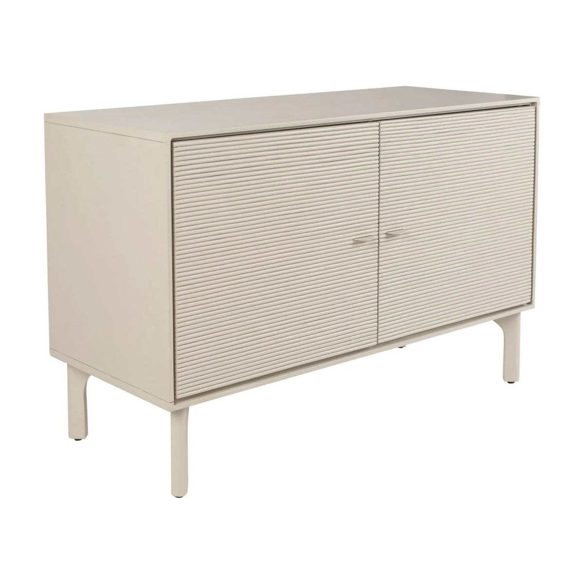 Sideboard Morning 2 Doors Grey Domestica – Three Quarter View on White