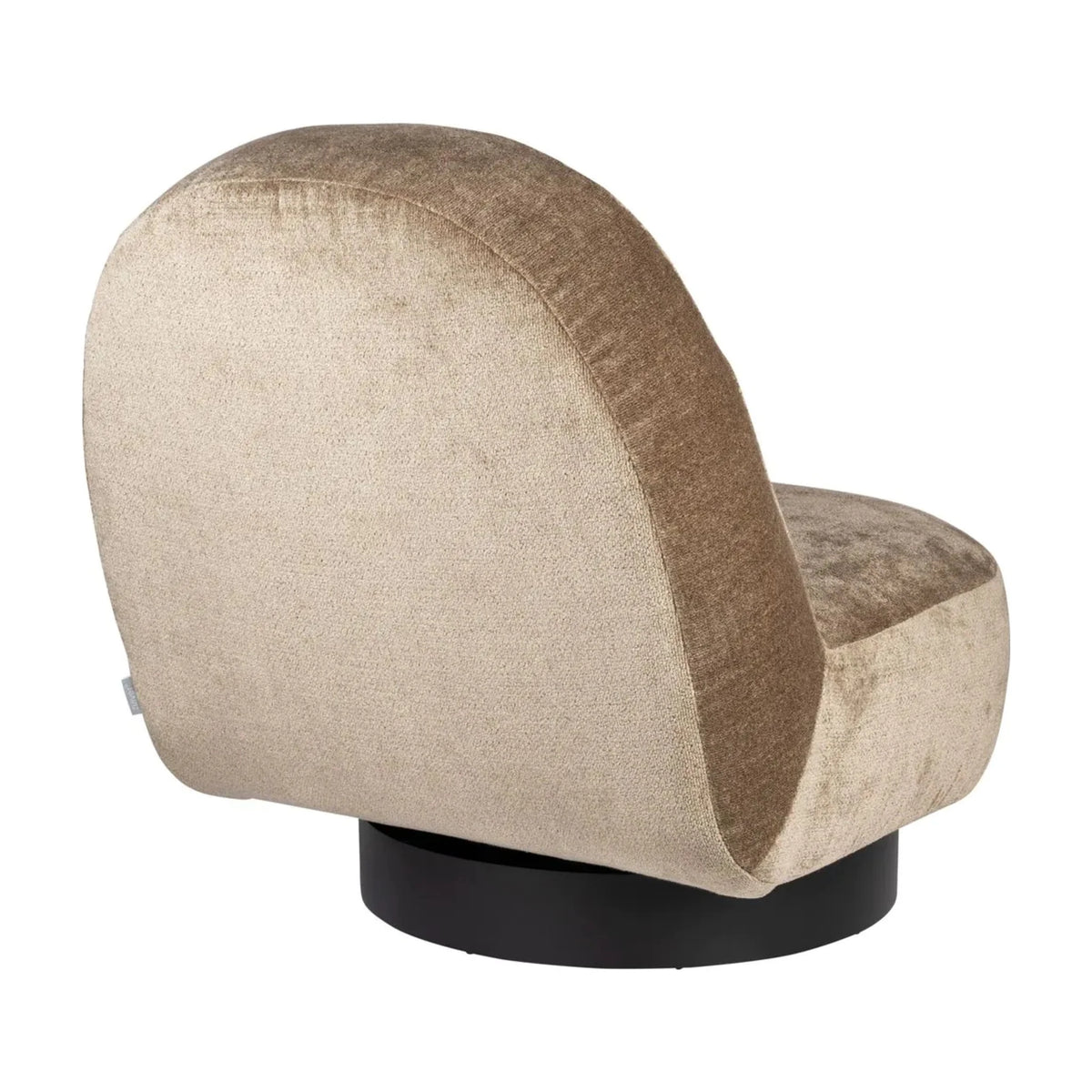 Lounge Chair Eden Moss Domestica – Back Three Quarter View on White