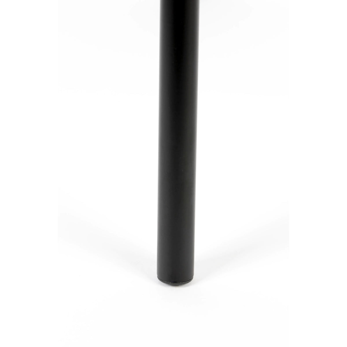 Counter Stool Jort 66.5 cm Natural Black Domestica – Black Steel Leg Detail
