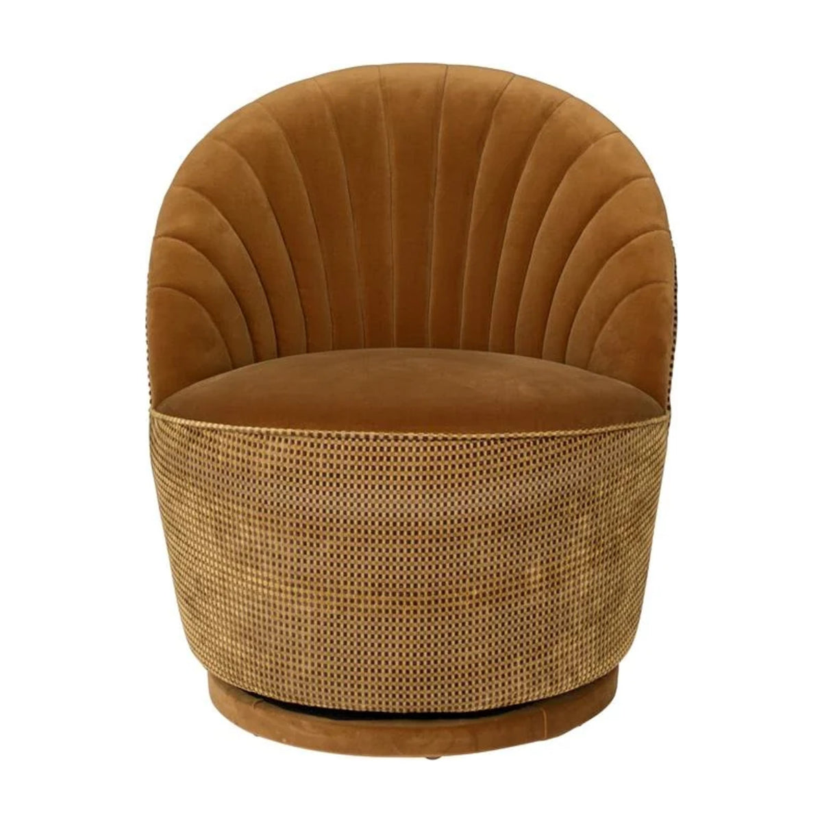 Lounge Chair Madison Whiskey Domestica – Front View on White