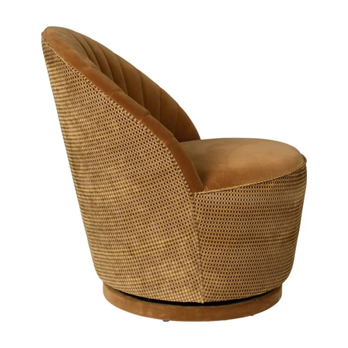 Lounge Chair Madison Whiskey Domestica – Side View on White