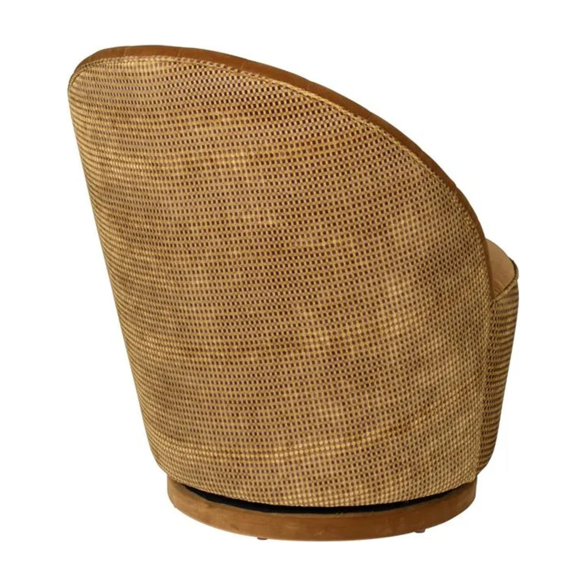 Lounge Chair Madison Whiskey Domestica – Back Three Quarter View on White