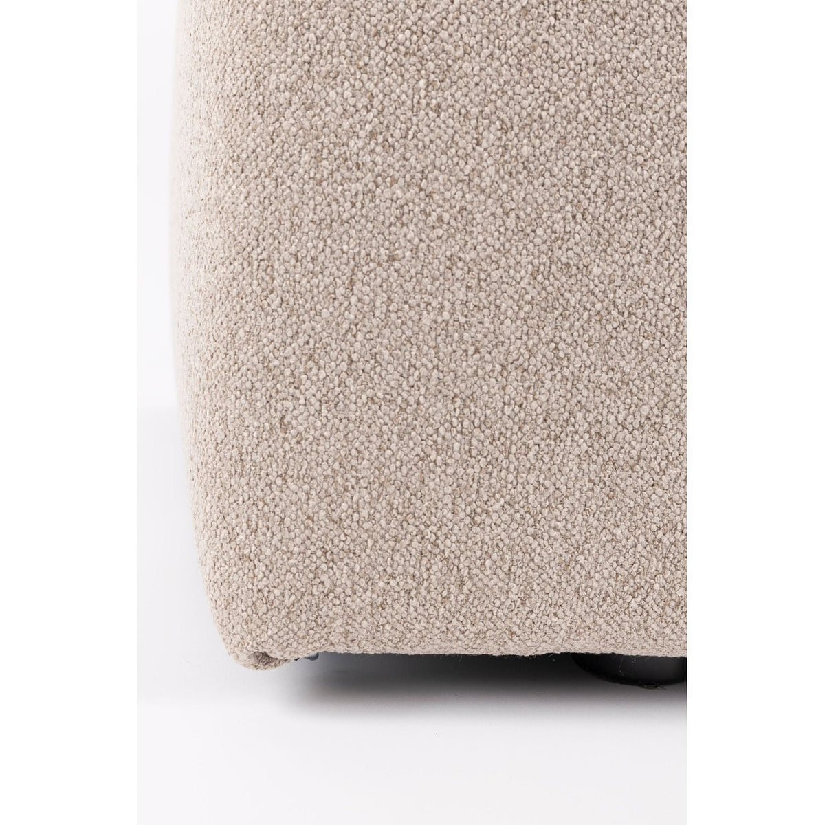 Sofa Element Prosper 1-Seater Cappuccino Domestica – Base Corner Close-up