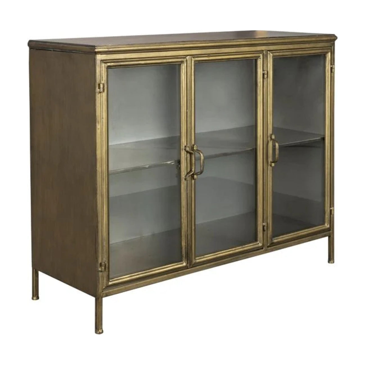 Sideboard Gertlush Gold Domestica – Three Quarter View on White