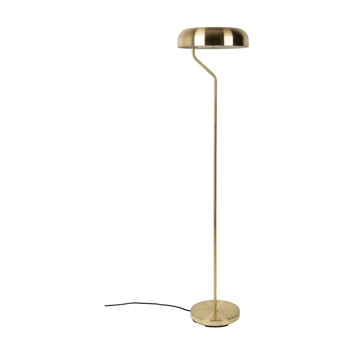 Floor Lamp Eclipse Brass Domestica – Front View on White