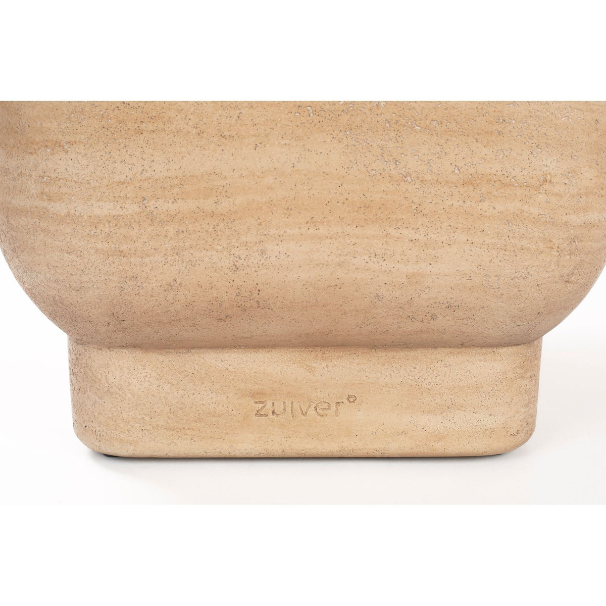 Side Table Noble Square Beige Domestica – Base Close-up
