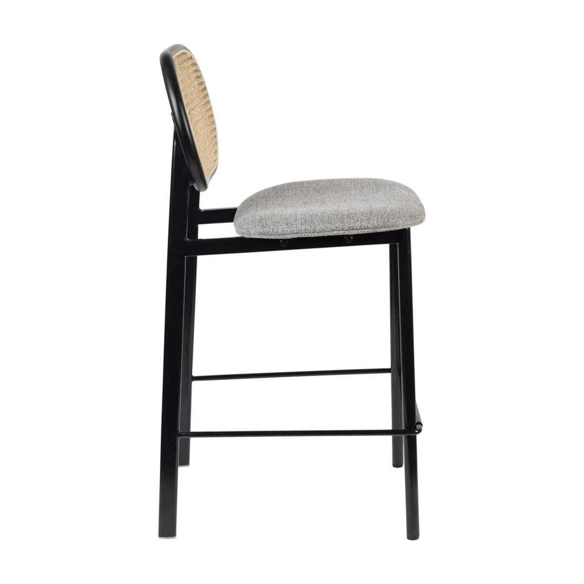 Counter Stool Spike Natural Grey Domestica – Side View
