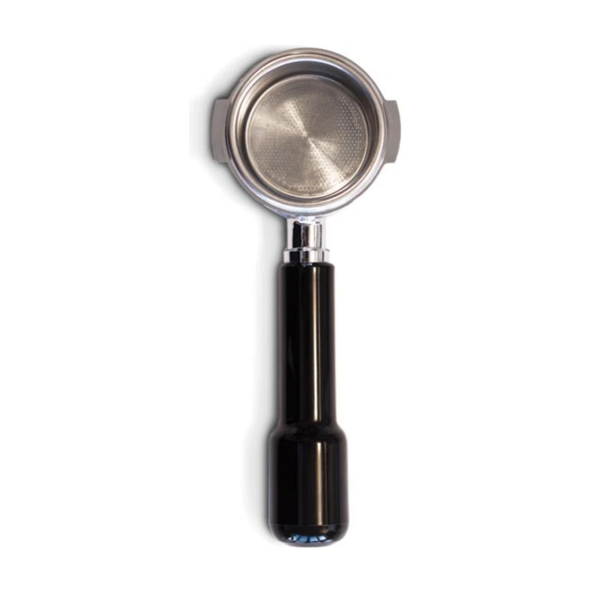 Bottomless Portafilter E61 21g Rocket Espresso Domestica – Top View on White