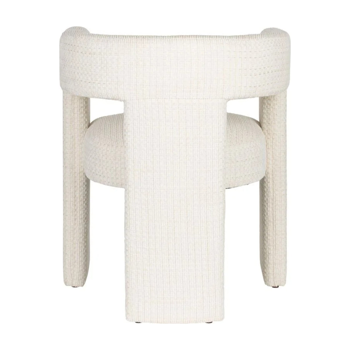 Dining Chair Medina Off White Domestica – Back View on White