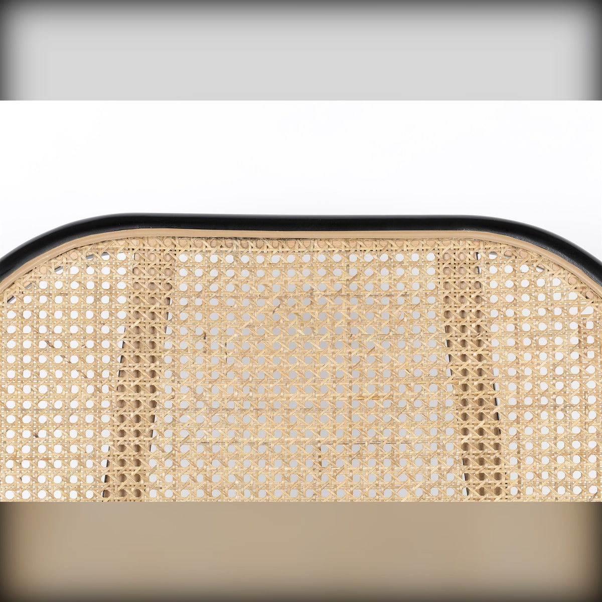 Lounge Chair Spike Natural Grey Domestica – Natural Cane Weave Close-up